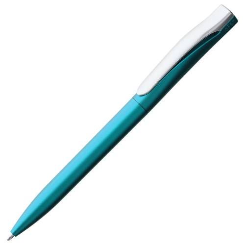 Ручка шариковая Pin Silver, голубой металлик фото 2