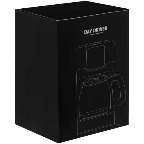 Электрическая кофеварка DayDriver, черно-серебристая фото 14