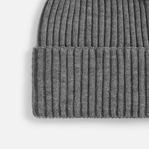 Шапка Yong, серый меланж (эбонит) фото 3 Шапка Yong, серый меланж (эбонит) фото 3