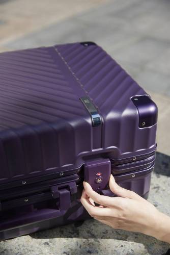 Чемодан Aluminum Frame PC Luggage V1, фиолетовый фото 6