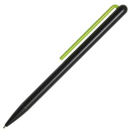 Шариковая ручка GrafeeX в чехле, черная с зеленым фото 2