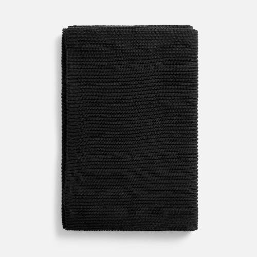 Шарф Nobilis Mono, черный фото 4