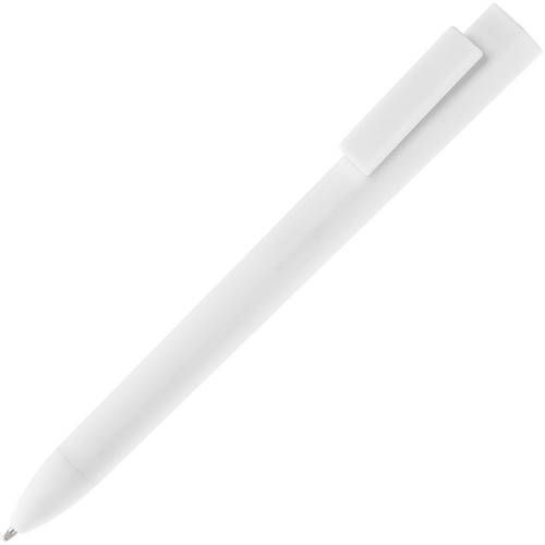 Ручка шариковая Swiper SQ Soft Touch, белая фото 2