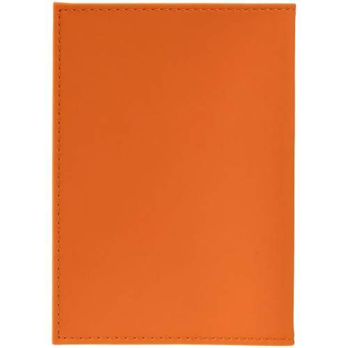 Обложка для паспорта Shall, оранжевая фото 3