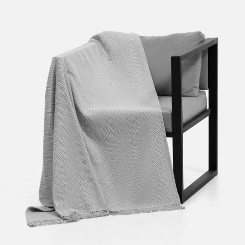 Плед Saltoro, светло-серый фото 6