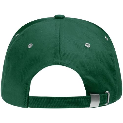 Бейсболка Standard, темно-зеленая фото 4