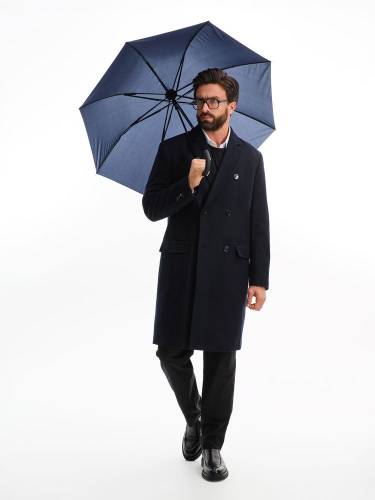 Зонт-трость Wind, темно-синий фото 8