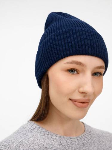 Шапка Nobilis Mono, темно-синяя фото 7 Шапка Nobilis Mono, темно-синяя фото 7