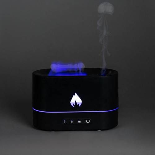 Увлажнитель-ароматизатор с имитацией пламени Fuego, черный фото 13