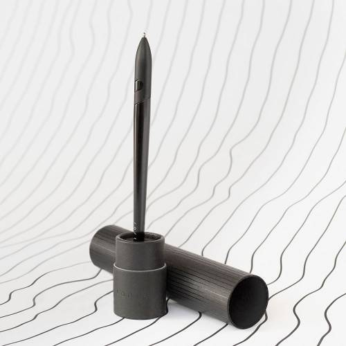 Шариковая ручка Sostanza, черная фото 7