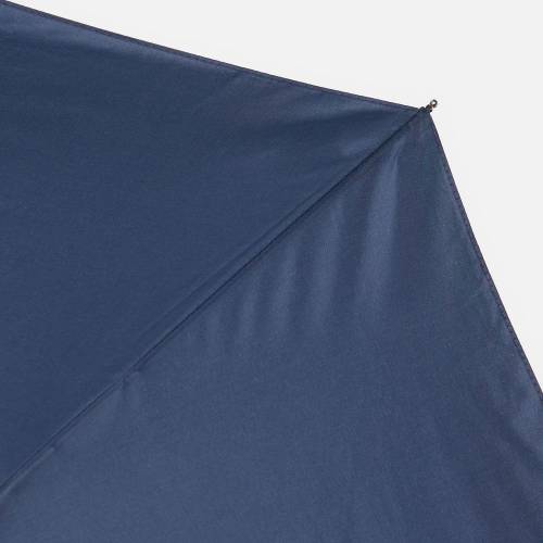 Зонт складной Fiber, темно-синий фото 9