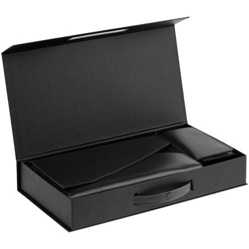 Коробка с ручкой Platt, черная фото 4