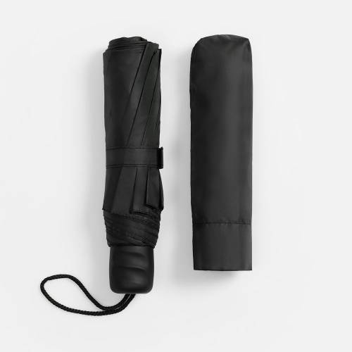 Зонт складной Basic, ver.2, черный фото 7