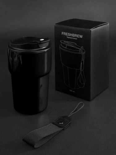 Термостакан Freshbrew, черный фото 11