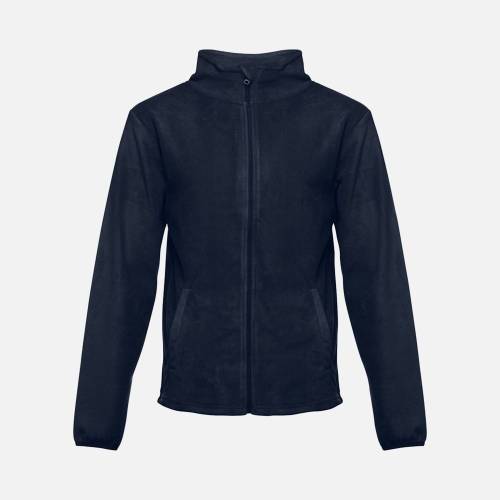 Куртка флисовая мужская Helsinki, темно-синяя Куртка флисовая мужская Helsinki, темно-синяя