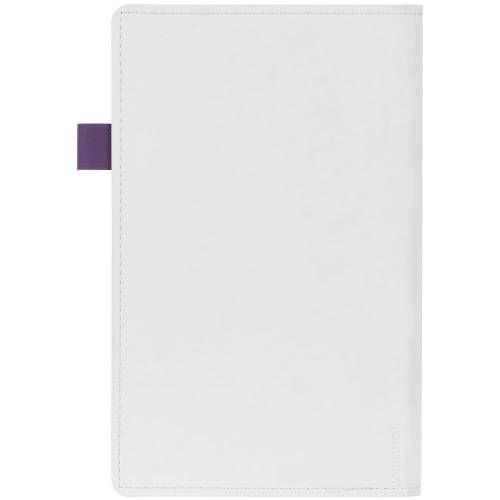 Ежедневник White Shall, недатированный, белый с фиолетовым фото 4