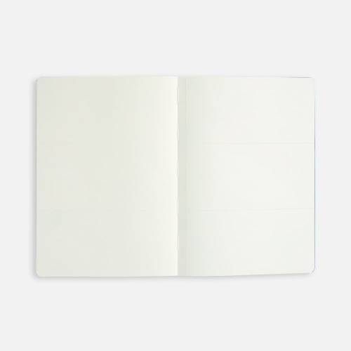 Ежедневник Doppio, недатированный, синий с голубым фото 12