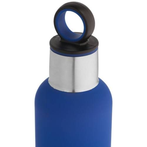 Термобутылка Sherp, синяя фото 4