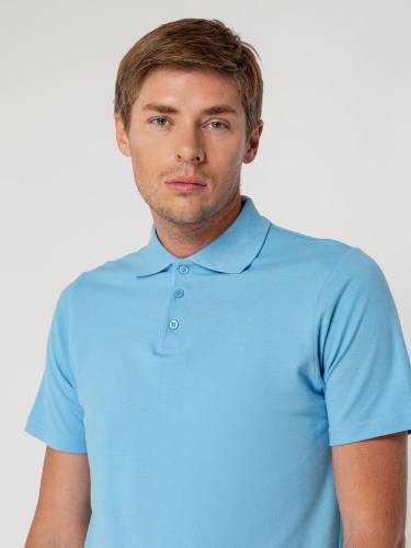 Рубашка поло мужская Virma Light, голубая фото 9