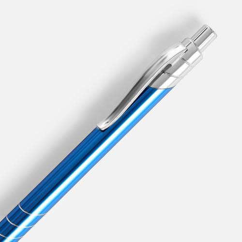 Ручка шариковая Undertone Metallic, синяя фото 4