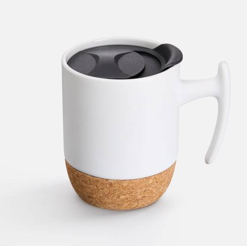 Кружка Corky Grip, белая фото 2