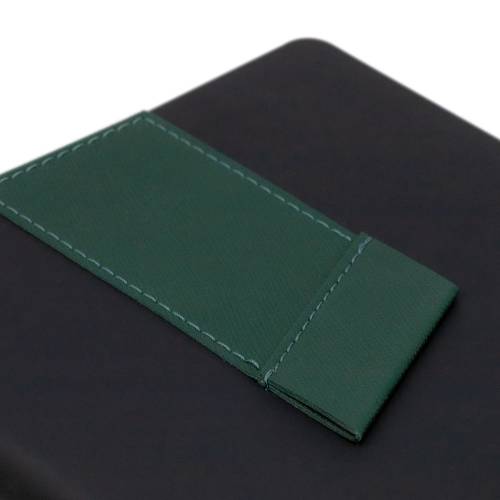 Ежедневник Bookmark, недатированный, черный с зеленым фото 6