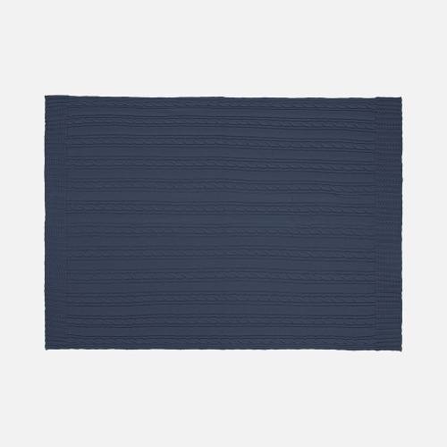 Плед Remitti, серо-синий (сланец) фото 5