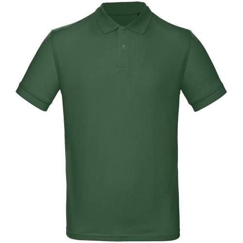 Рубашка поло мужская Inspire, темно-зеленая фото 2