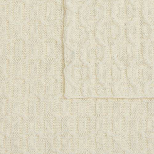 Плед Braidera, белый (молочный) фото 4