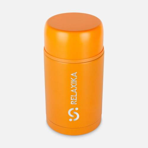 Термос для еды Relaxika 1000, желтый фото 3