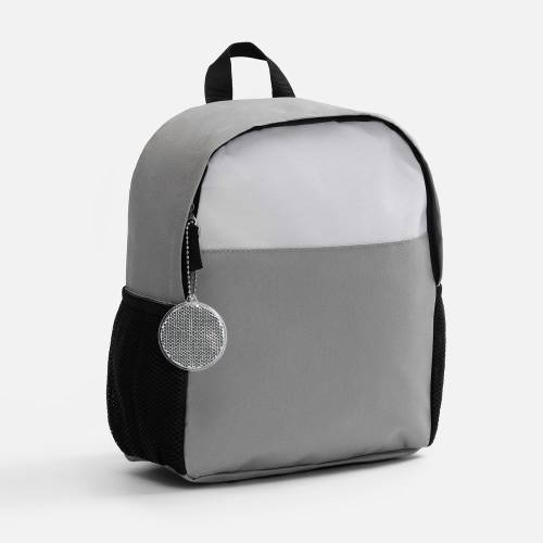 Пешеходный светоотражатель с цепочкой «Круг», белый фото 3 Пешеходный светоотражатель с цепочкой «Круг», белый фото 3