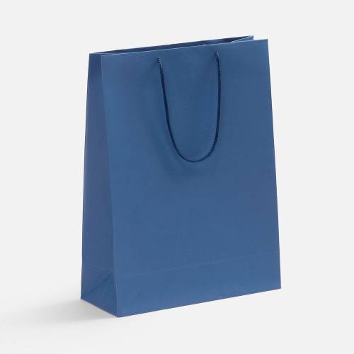 Пакет бумажный Porta XL, синий фото 2