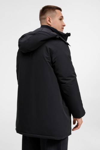 Куртка-парка унисекс Sfera, черная фото 16