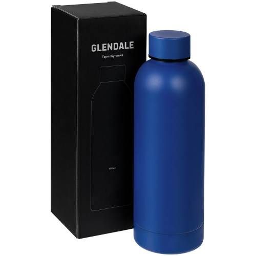 Термобутылка Glendale, синяя фото 9