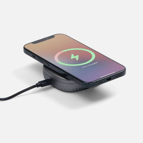 Складная станция беспроводной зарядки flowPad, серая фото 8