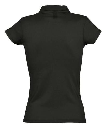 Рубашка поло женская Prescott Women 170, черная фото 3