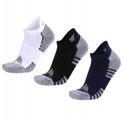 Набор из 3 пар спортивных мужских носков Monterno Sport, белый, черные и синий фото 2