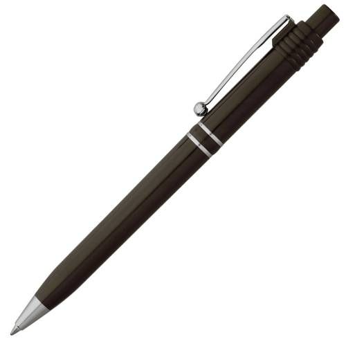 Ручка шариковая Raja Chrome, черная фото 3