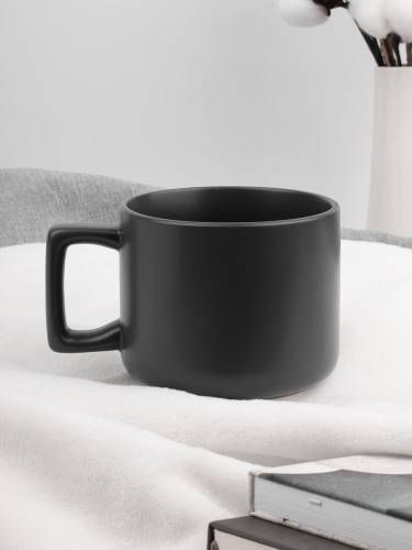 Чашка Jumbo в коробке матовая, темно-серая фото 7