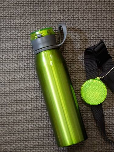 Спортивная бутылка для воды Korver, зеленая фото 5