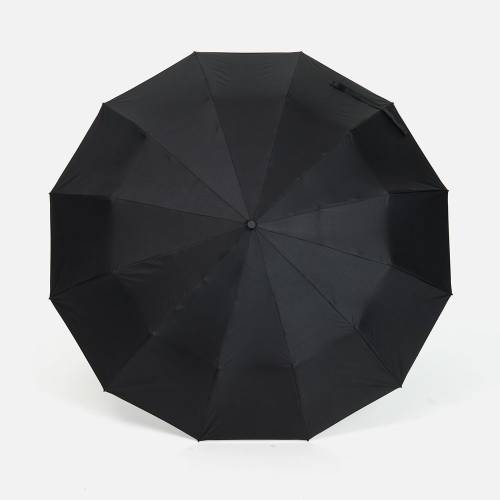 Зонт складной с УФ-защитой Ribstar, черный фото 3