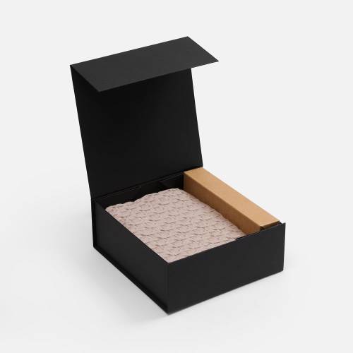 Коробка складная Quadra Fold, черная фото 5