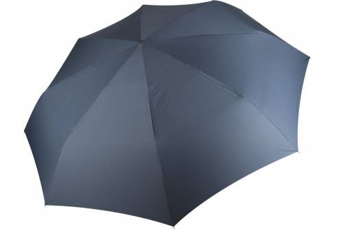 Зонт складной Fiber, темно-синий фото 3