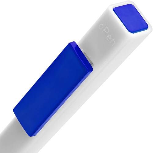 Ручка шариковая Swiper SQ, белая с синим фото 5