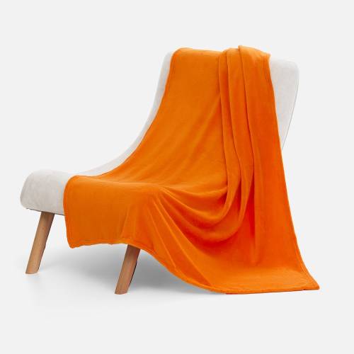 Плед Plush, оранжевый фото 6