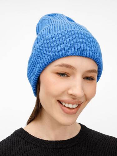 Шапка Nobilis Mono, синяя (аква) фото 7 Шапка Nobilis Mono, синяя (аква) фото 7