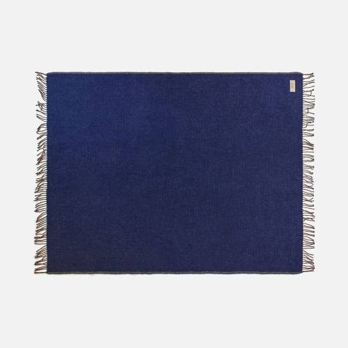 Плед Devika, синий с бежевым фото 3