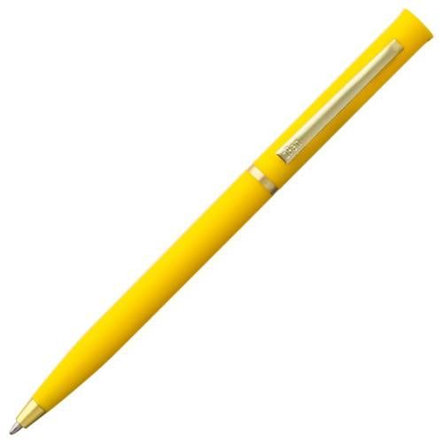 Ручка шариковая Euro Gold, желтая фото 4