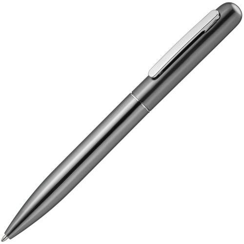 Ручка шариковая Scribo, серо-стальная фото 2