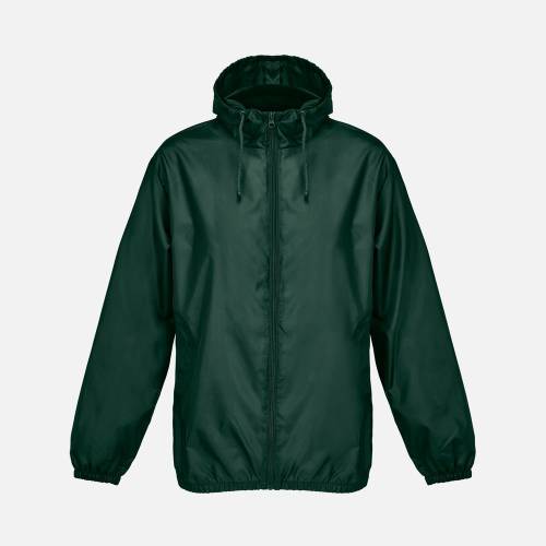 Ветровка унисекс Shield, темно-зеленая фото 2